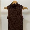 تاپ آستین حلقه ای پلنگی