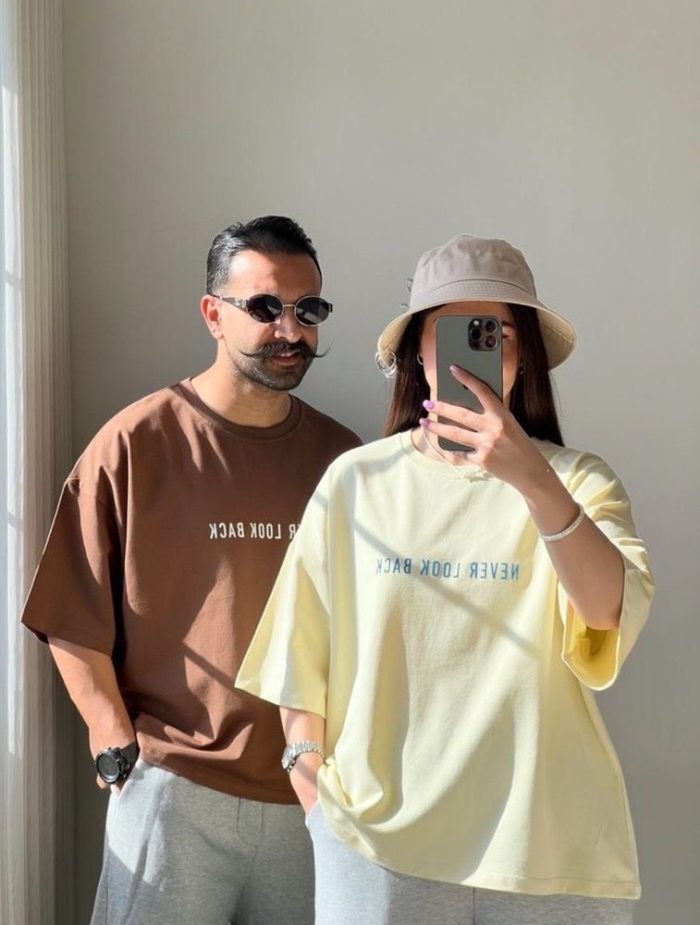 تیشرت باکسی never look