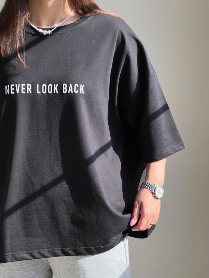 تیشرت باکسی never look