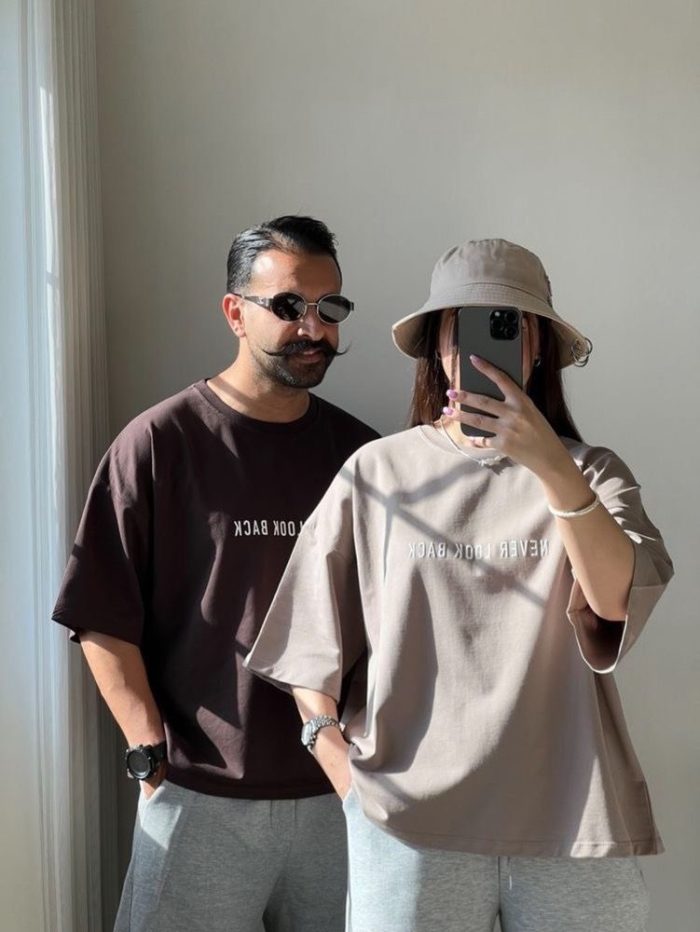 تیشرت باکسی never look