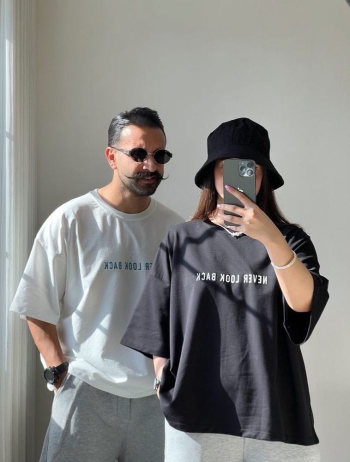 تیشرت باکسی never look