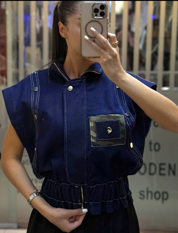 وست جین پاییزه ستارهSetareh Autumn Denim Vest