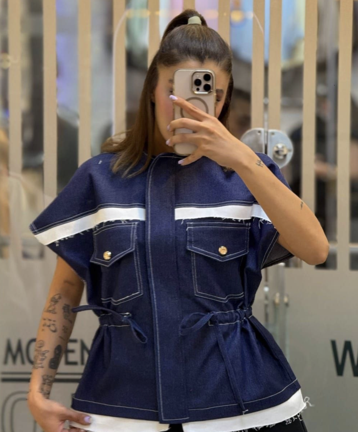 وست جین پاییزه لیا Lia Autumn Denim Vest