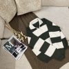 Striped Knit Polo Shirt (3) پلوشرت زنانه بافت راه راه