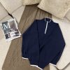 Women's Half-Zip Knit Sweater (5) بافت نیم زیپ زنانه
