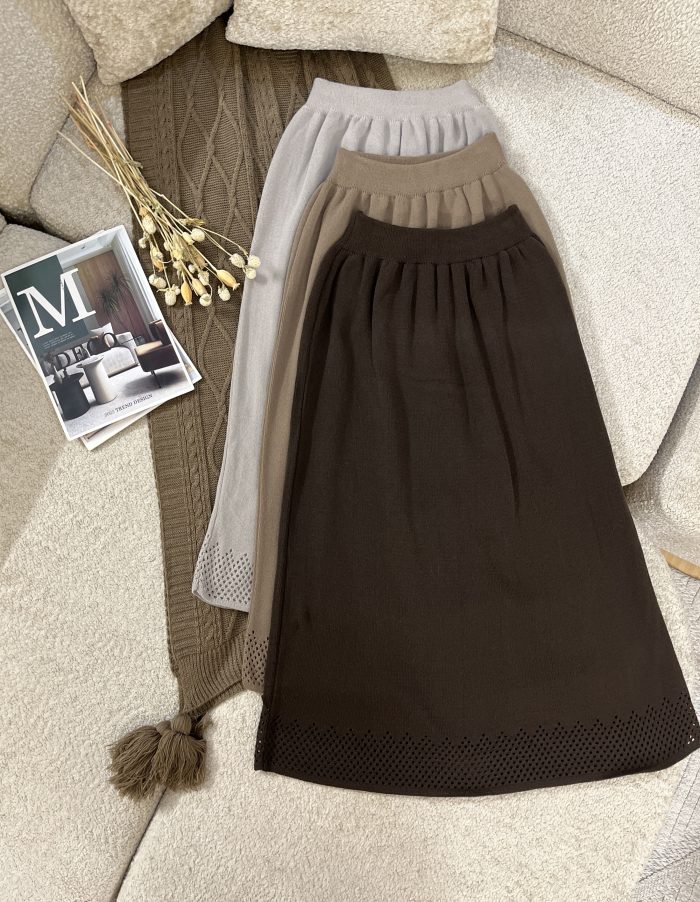 Women's Knit Skirt (11) دامن بافت زنانه