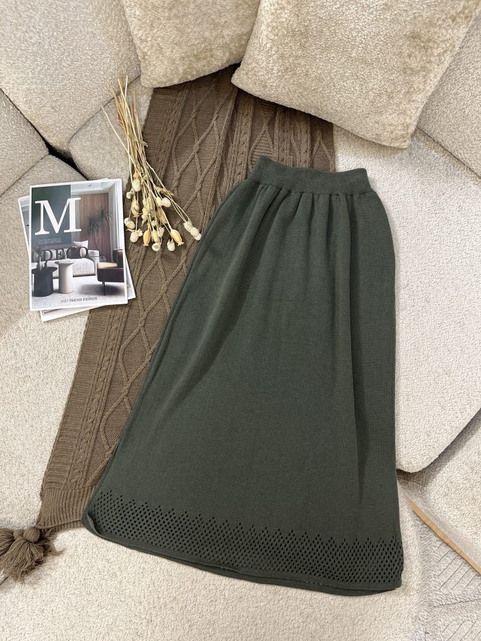 Women's Knit Skirt (6) دامن بافت زنانه