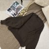 Women's Openwork Sleeve Knit Sweater (15) بافت آستین ژور زنانه