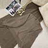 Women's Openwork Sleeve Knit Sweater (19) بافت آستین ژور زنانه